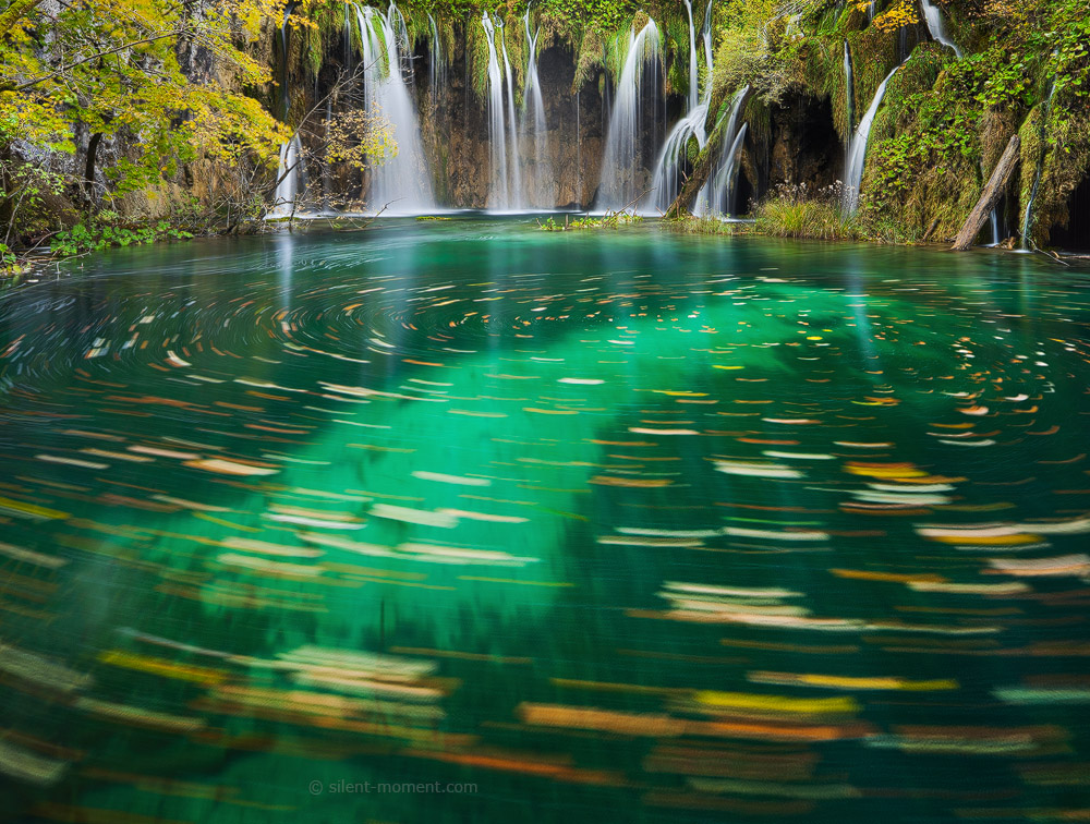 Kroatien, Nationalpark Plitvice Seen, Wasserfall