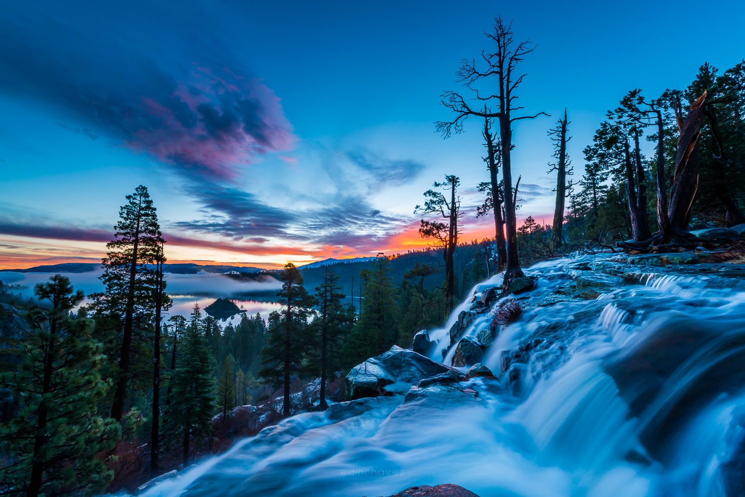 Eagle Falls Lake Tahoe at Sunrise