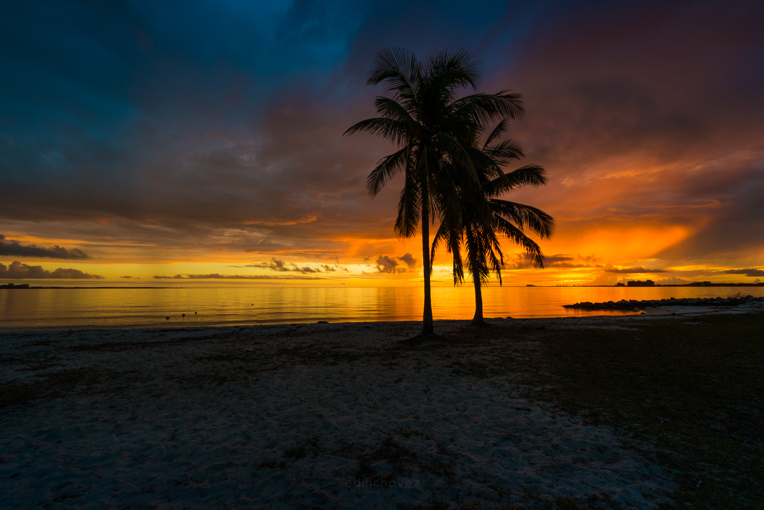 Sunset in Miami Florida